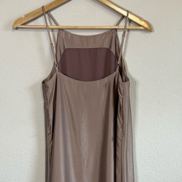 Amanda Uprichard Light Pink 100% Silk Tibi Mini Dress Size Small - Picture 8 of 12